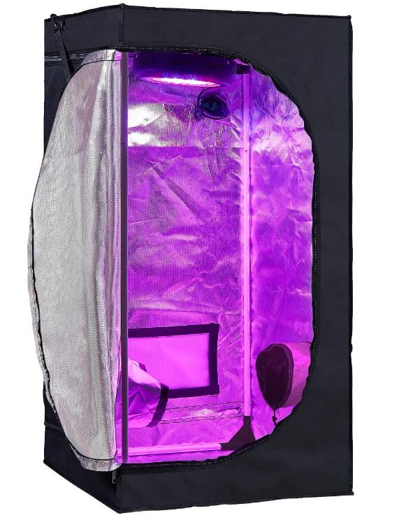 GreenHouser 24"X24"X48" High Reflective Grow Tent