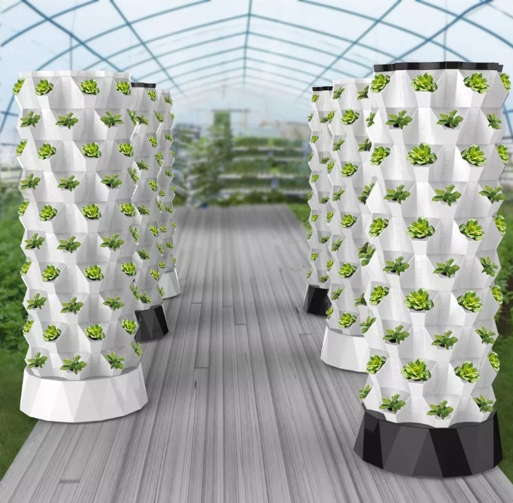 Greenhouse Aeroponic Tower Garden Vertical Hydroponic System Pineapple Tower Agriculture Vertical Hydroponic Tower