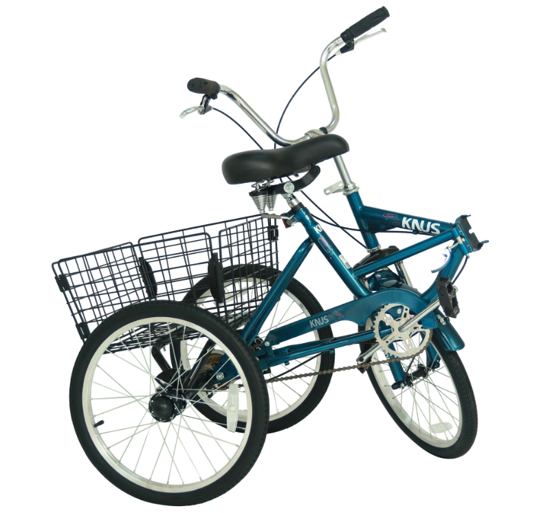 20 inch tricycle folding iron frame