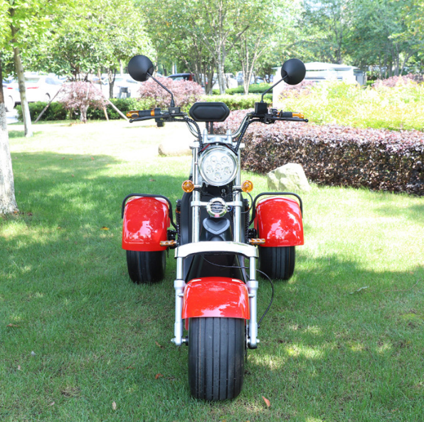 New three wheel Harley two seater electric motorcycle for household use