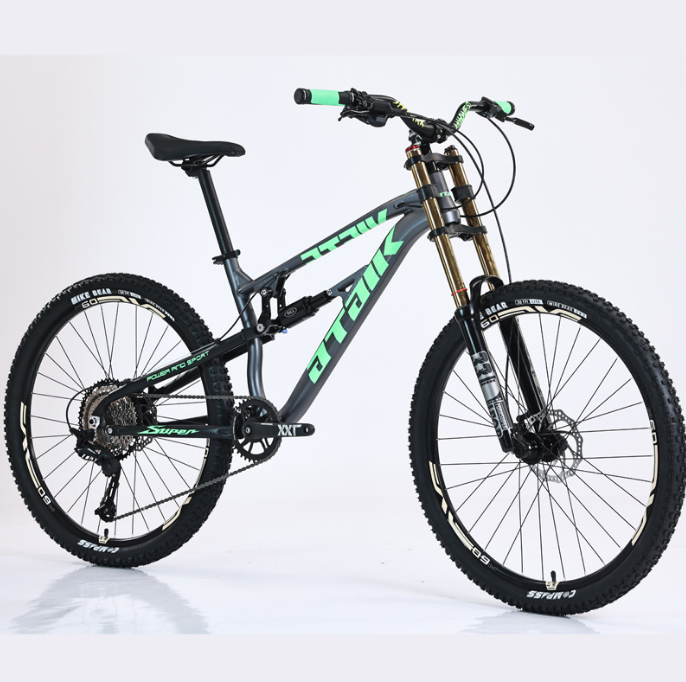  Men and Women Mountain Bike, Front Suspension, 24-Speed, 29-Inch Wheels