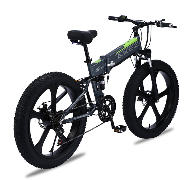 26 inch adult mountain assisted folding electric bicycle 1000w