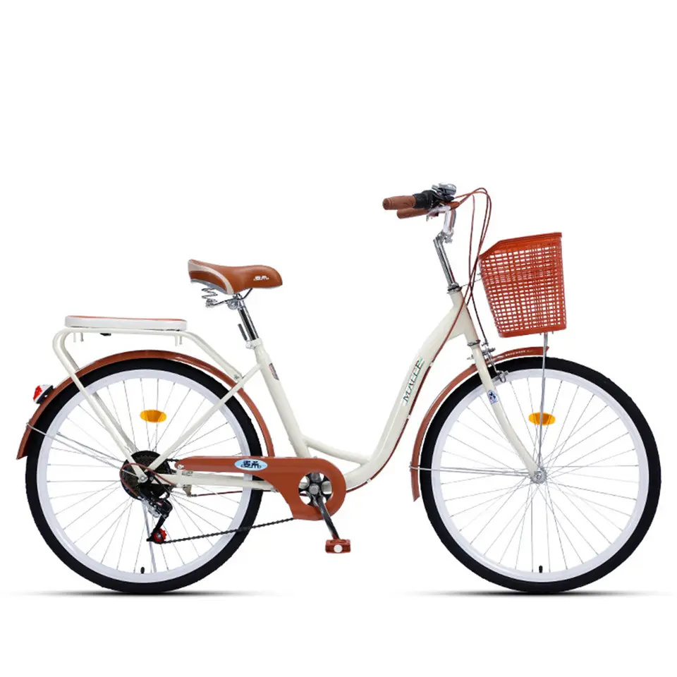 2022 new design 24'' and 26'' city bike for woman Vintage Commuting Bicycle for sale