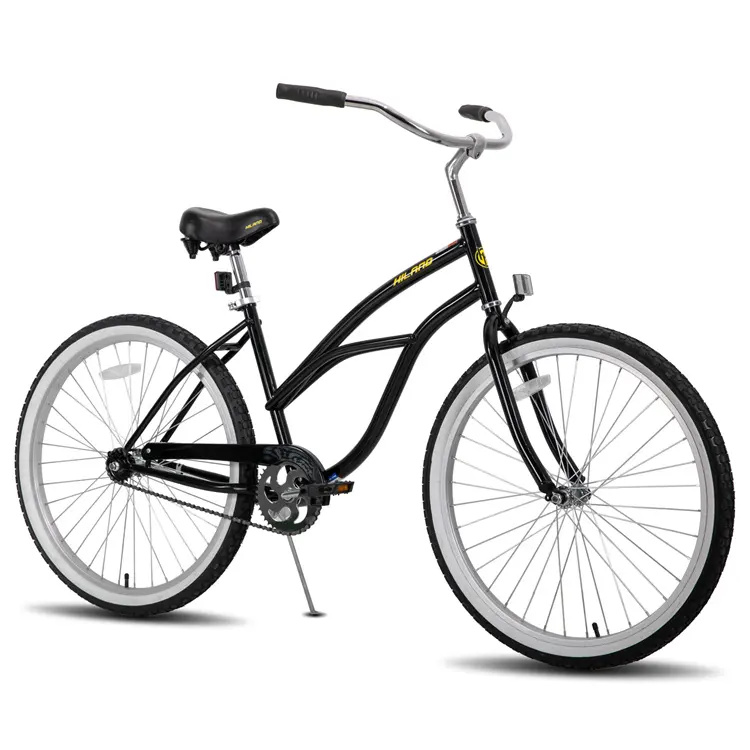 Foot Brake Women Men Beach Cruiser Bike 26 Inch Coaster Brake Beach Cruiser Bicycle