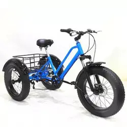 For Passenger High quality fat tire trike Pedal Bike customized Good Quality adult mountain tricycle