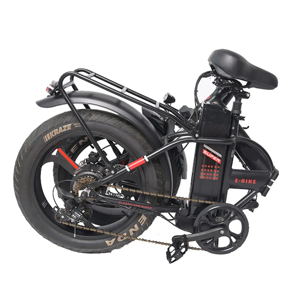 20 inch 48v 250W fat tire foldable e bike