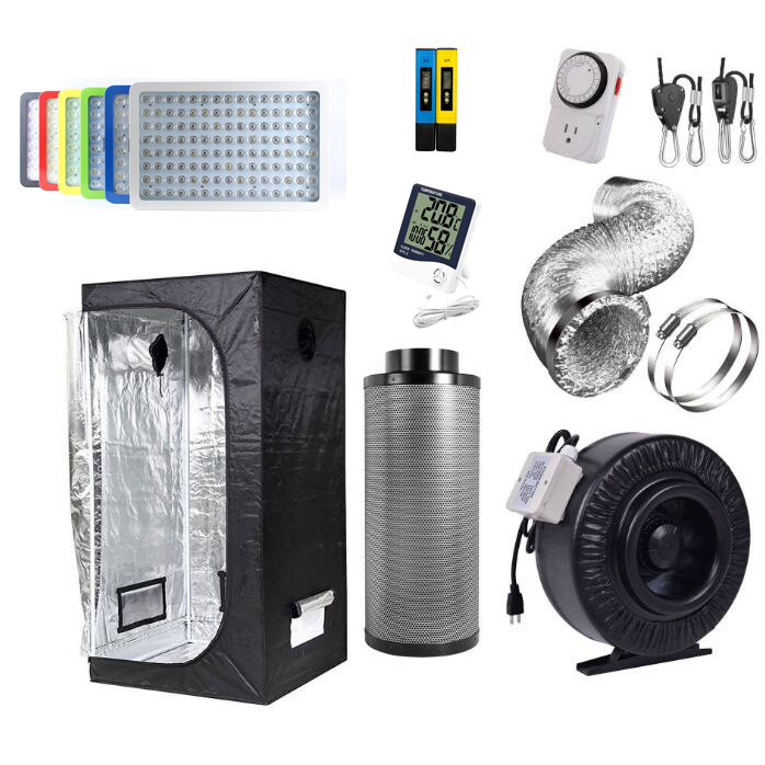 120x120x200 Grow Tent Led Grow Light Kit